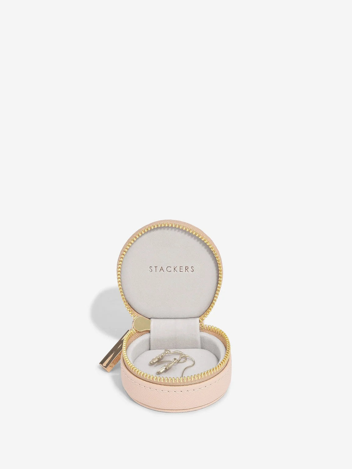 Stackers Boîte à bijoux de voyage Oyster rose