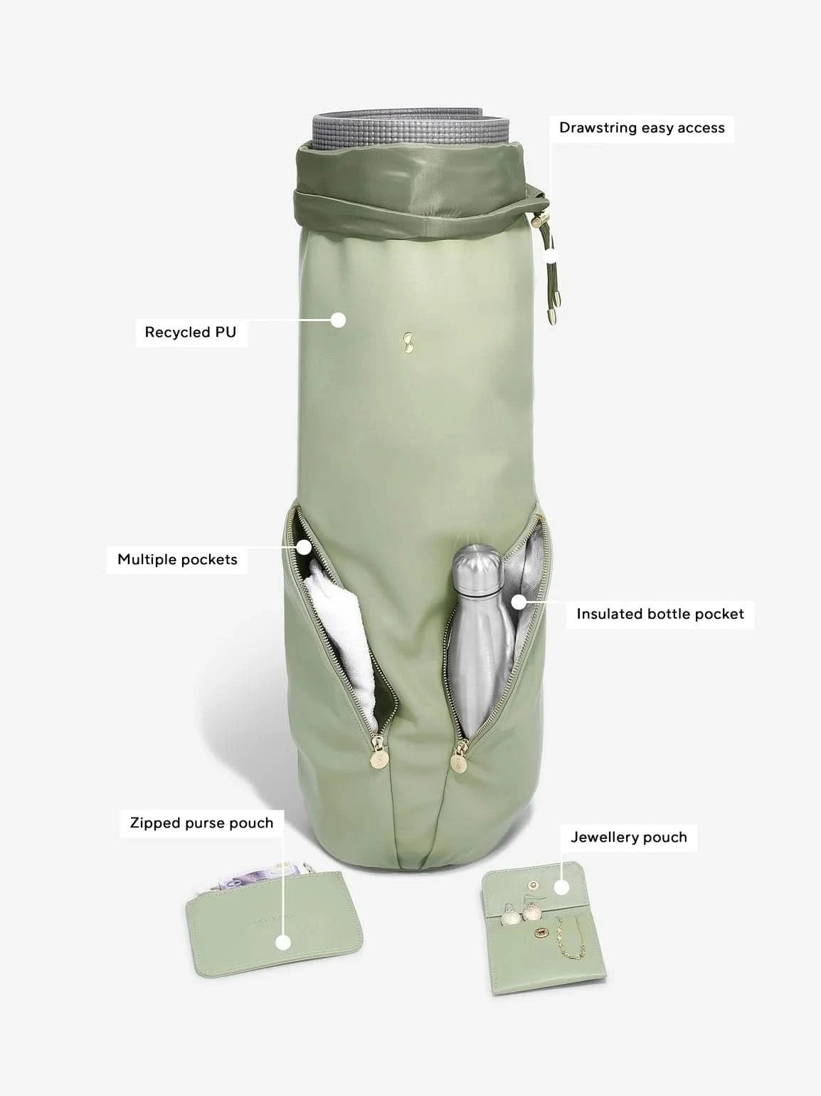 Stackers Yoga Bag Mosgroen - Mystackers