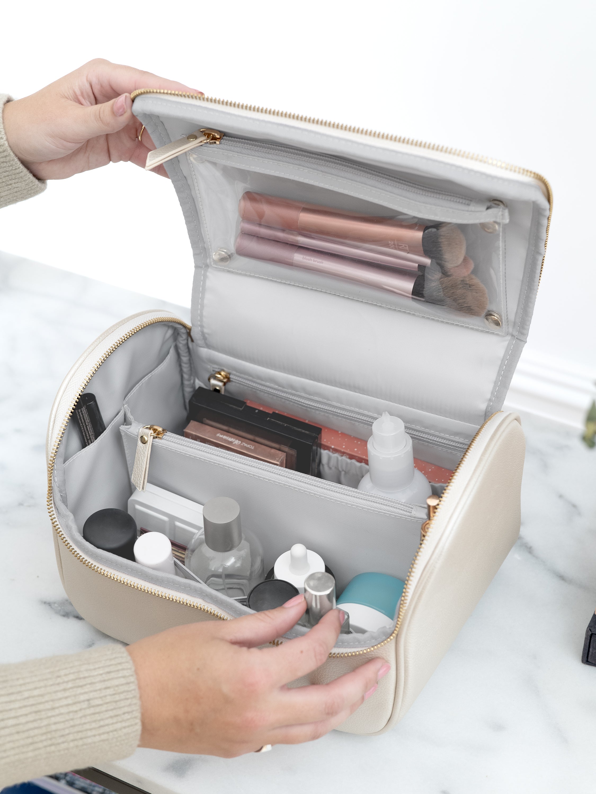 Stackers Grande Trousse à Cosmétiques Pearl