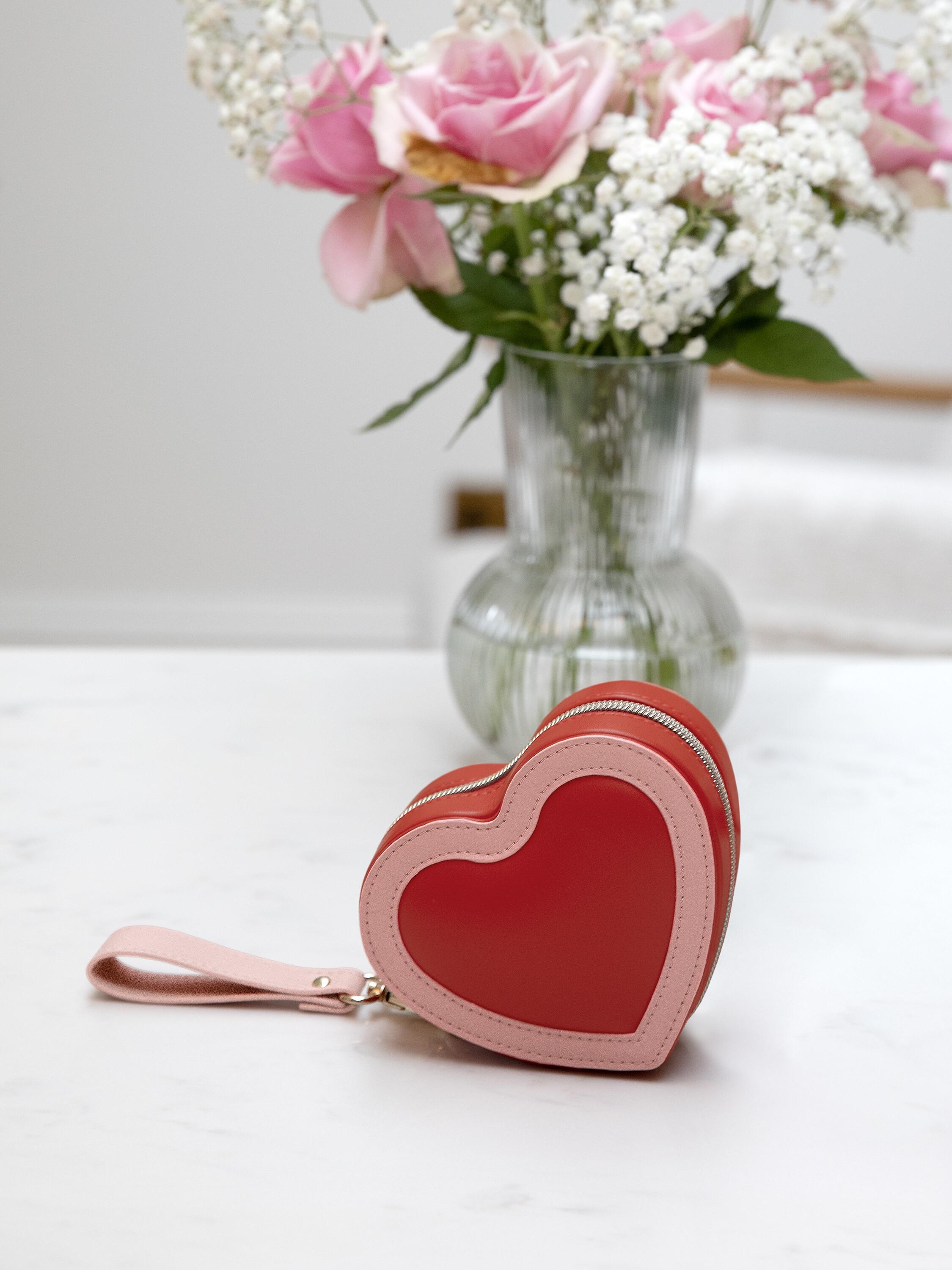 Stackers Heart Travel Jewellery Box Rood