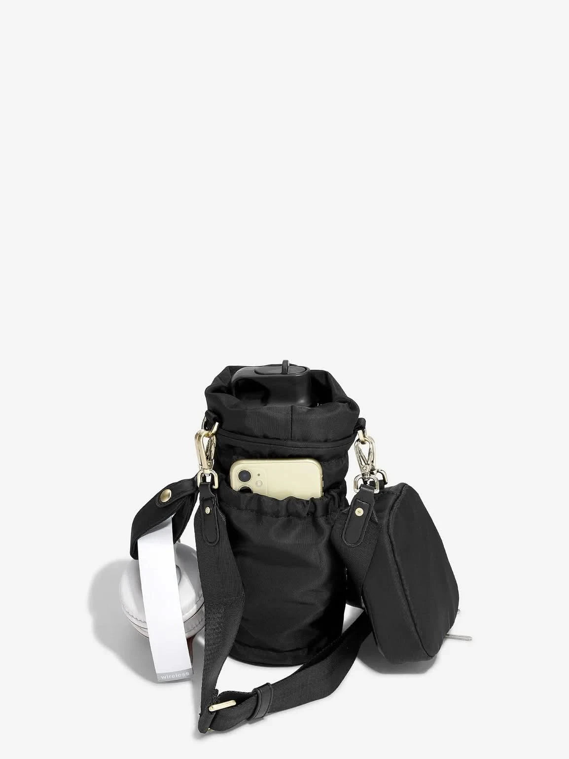 Stackers Flessentas van Gerecycled Nylon Zwart - Mystackers