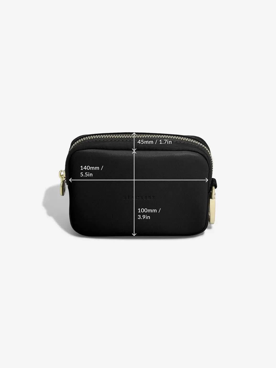 Stackers Flessentas van Gerecycled Nylon Zwart - Mystackers