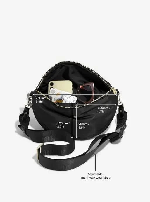 Stackers Heuptas van Gerecycled Nylon Zwart - Mystackers