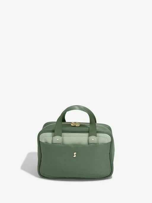 Stackers hangende Toilettas van Gerecycled Nylon Groen - Mystackers