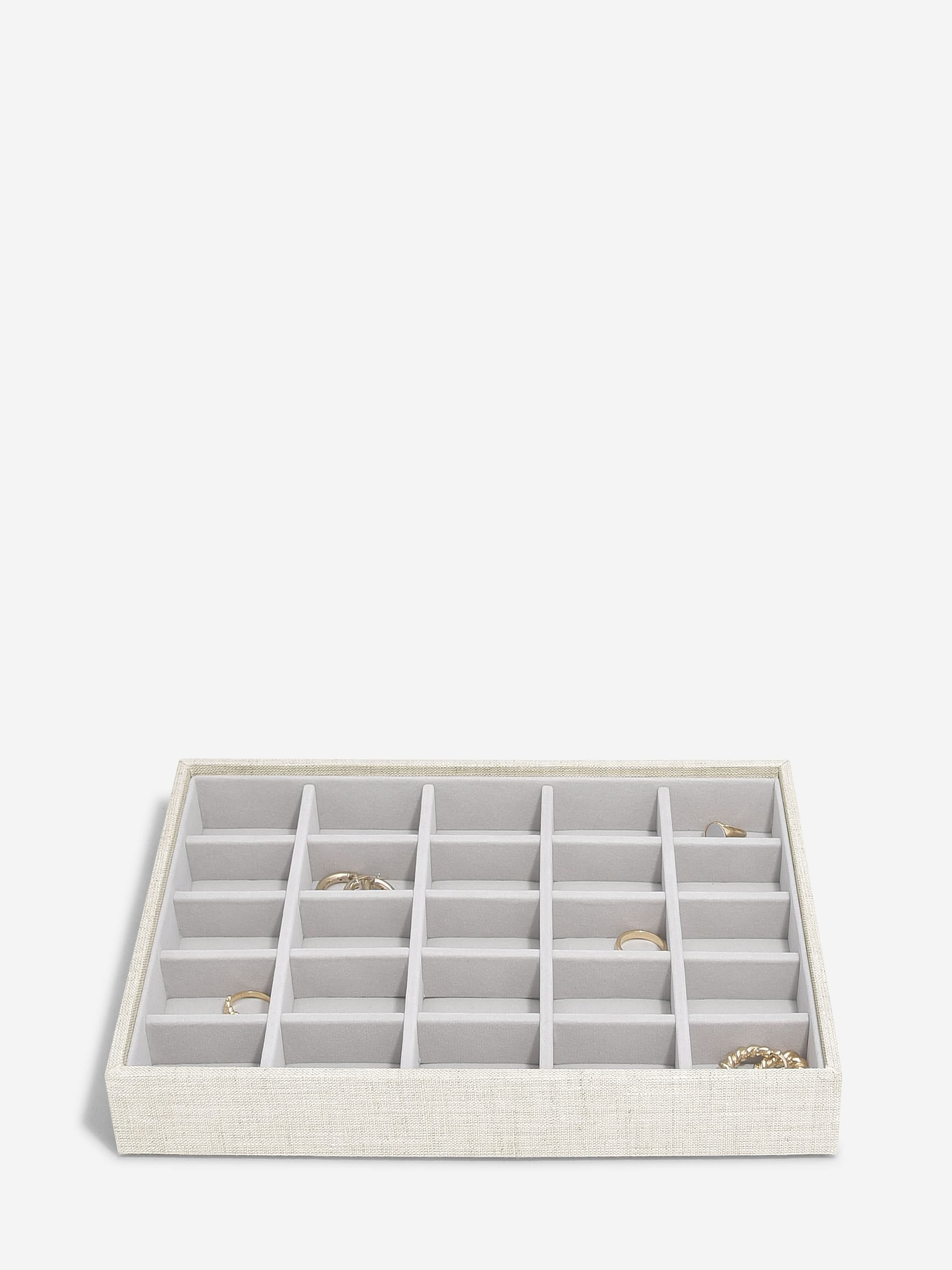 Stackers Klassieke Juwelendoos Set van 3 Havermout & Linnen - Mystackers