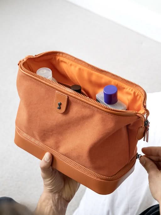 Stackers Toilettas Oranje Canvas - Mystackers