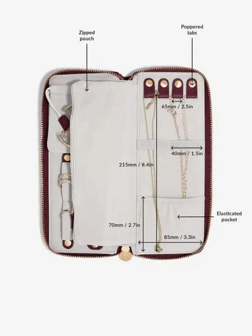 Stackers Jewellery Roll Bordeaux - Mystackers