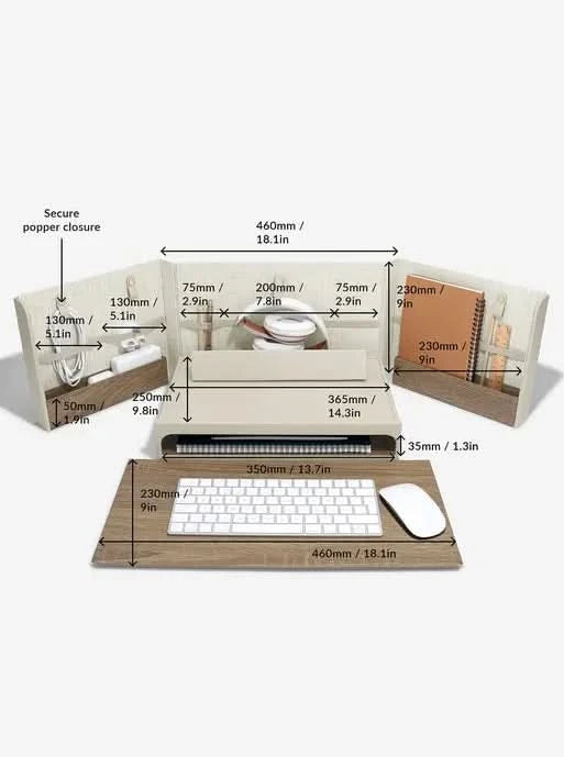 Stackers Home Office All-In-One Havermout & Linnen - Mystackers