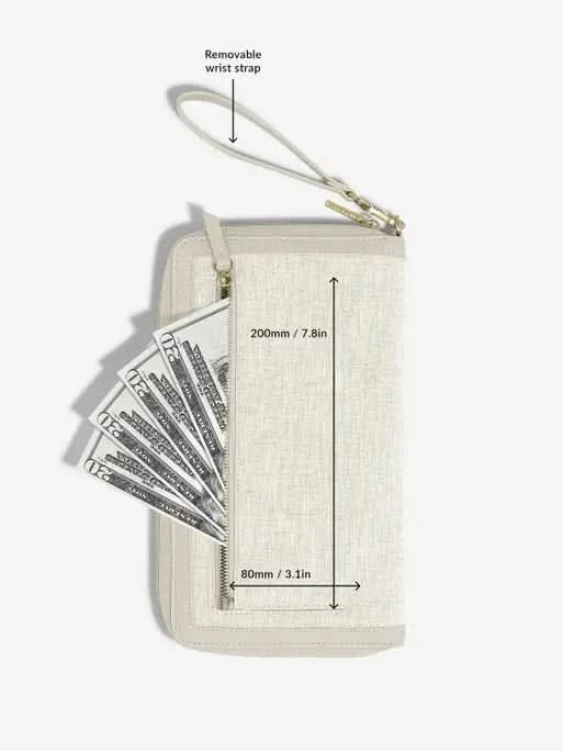 Stackers Paspoorthouder voor Familie Havermout & Linnen - Mystackers