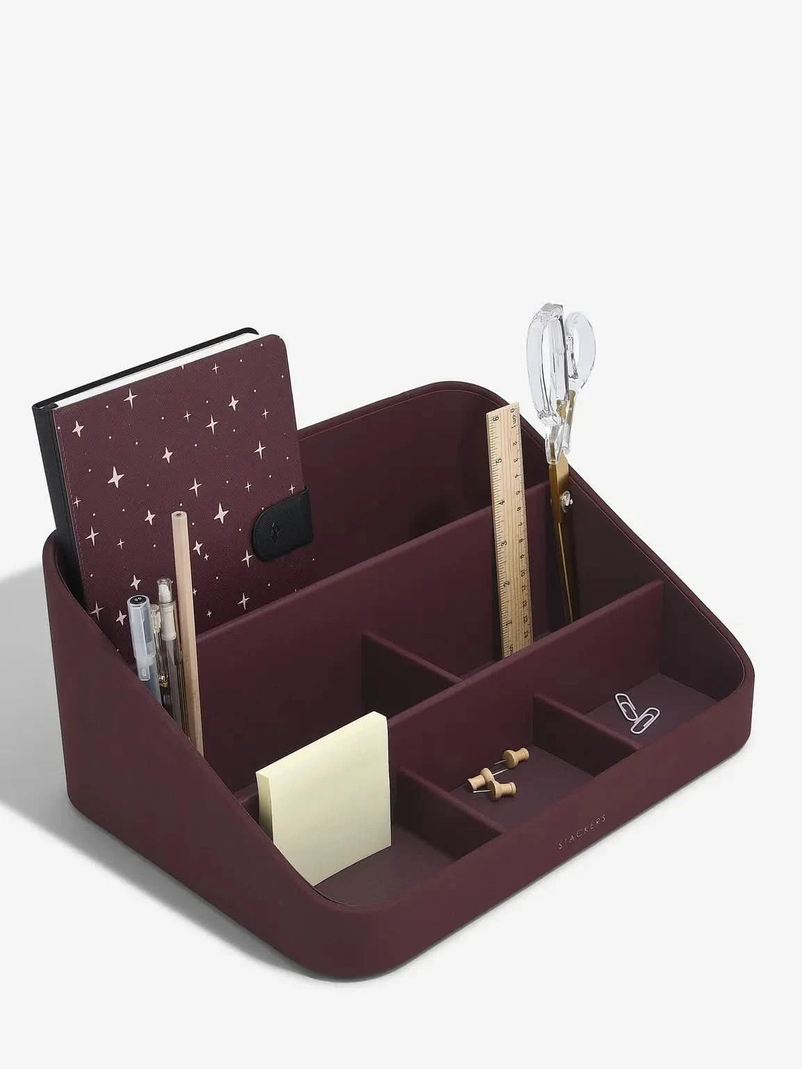 Stackers Organiseur de bureau Rouge Grenat