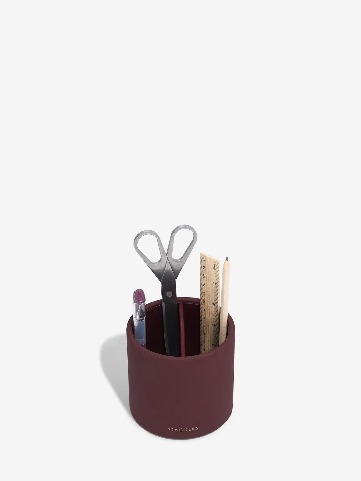 Stackers Pen Holder Garnet Red