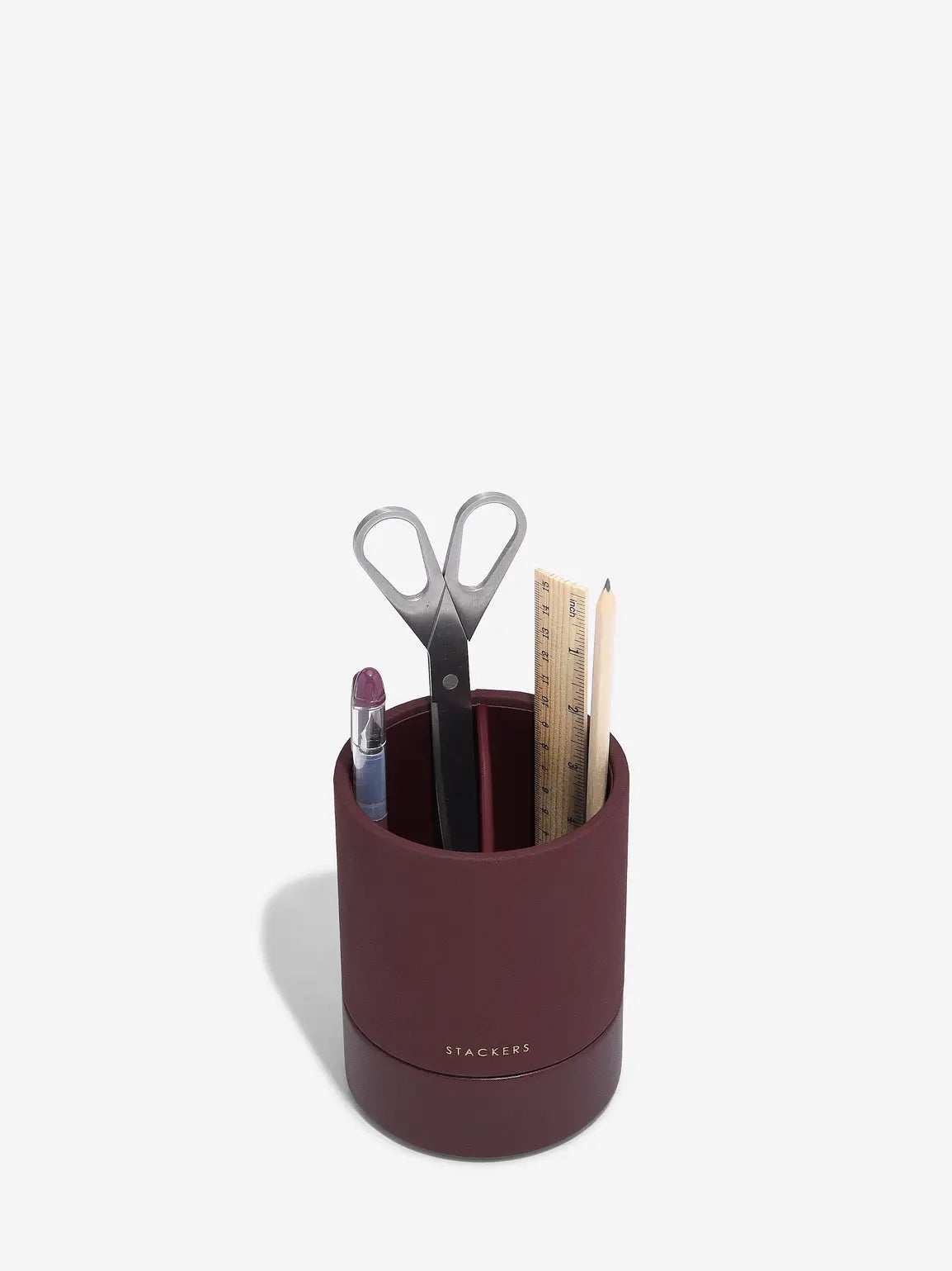 Stackers Pen Holder Garnet Red
