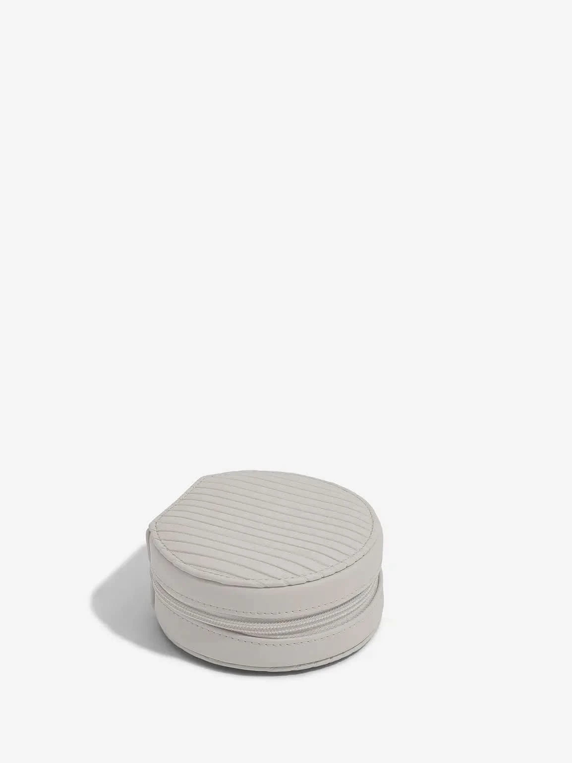 Stackers Ronde Travel Jewellery Box Kalksteen - Mystackers