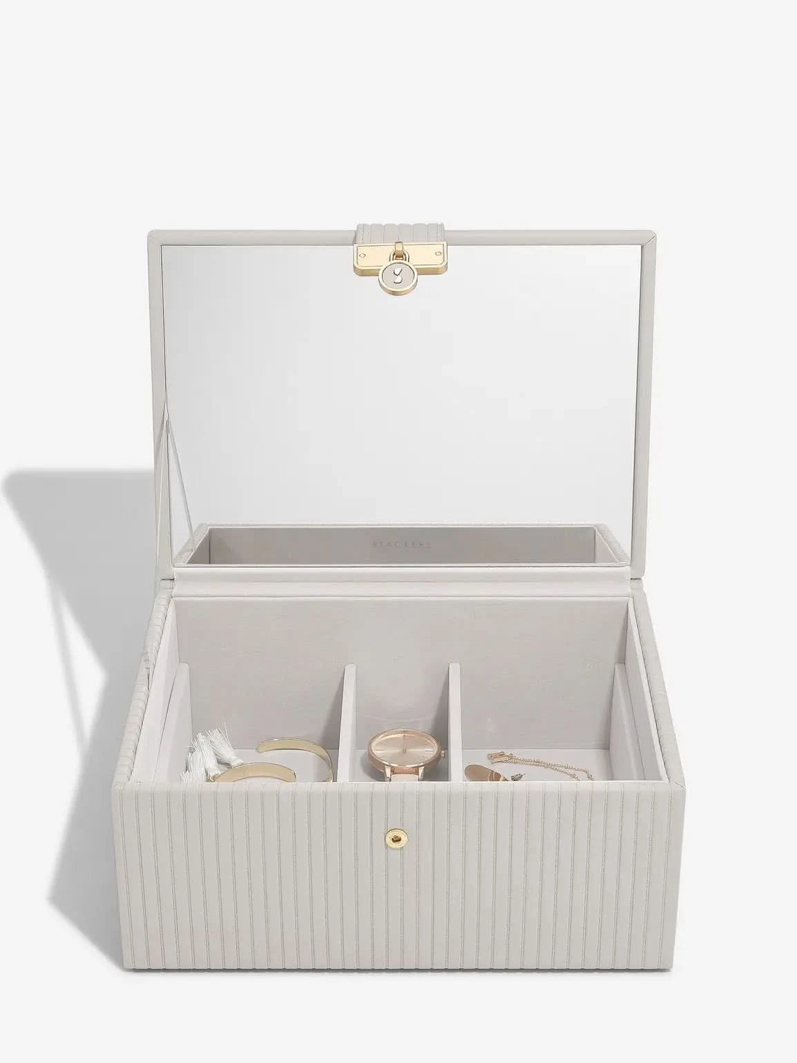 Stackers Luxe Klassieke Juwelendoos Kalksteen - Mystackers