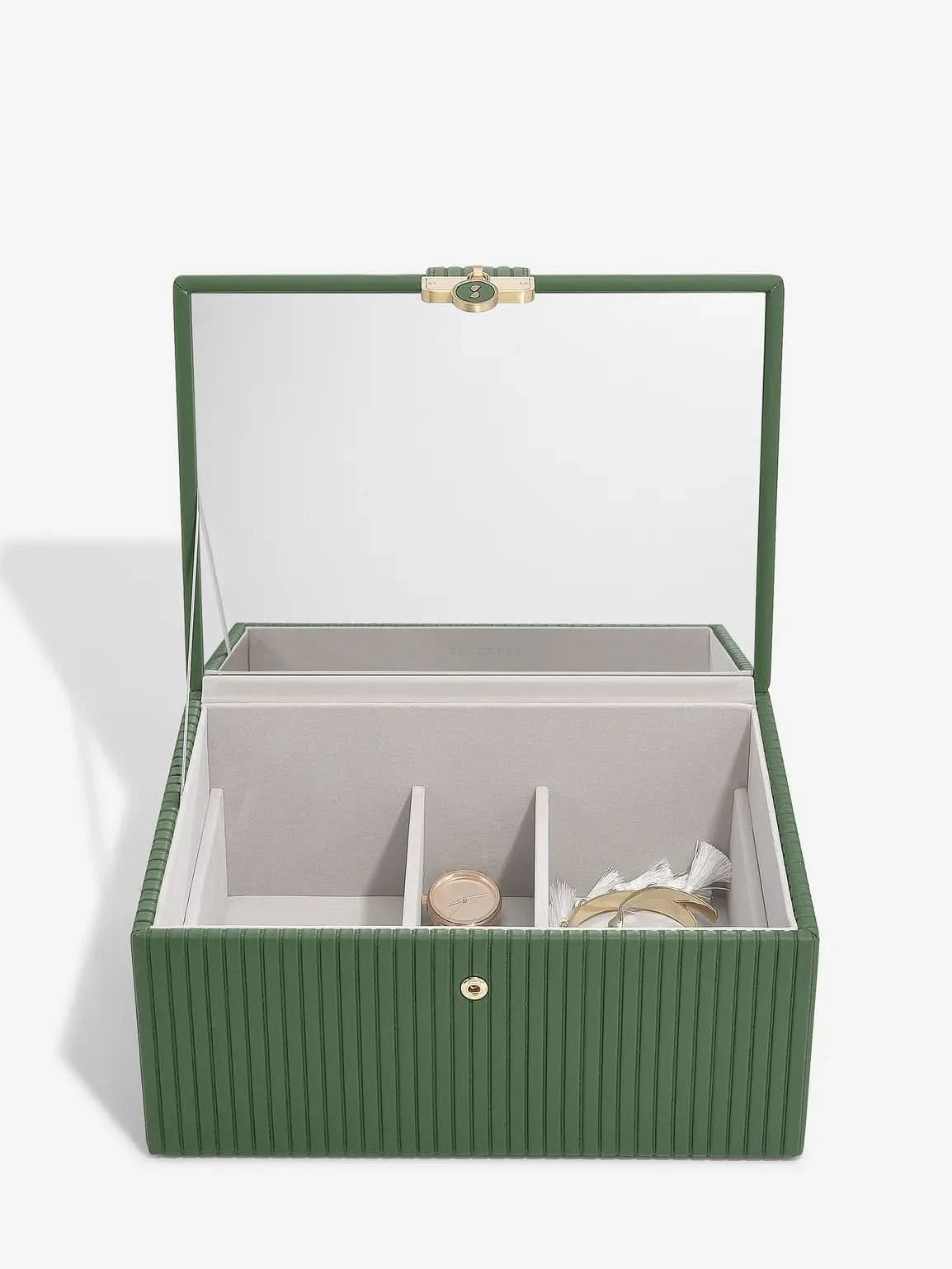 Stackers Luxe Klassieke Juwelendoos Smaragdgroen - Mystackers
