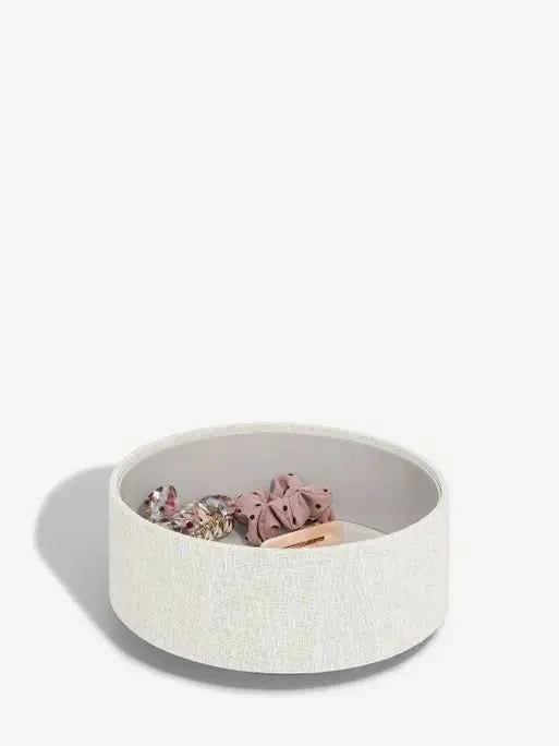 Stackers Rotating Cosmetics Organiser Oatmeal & Linen