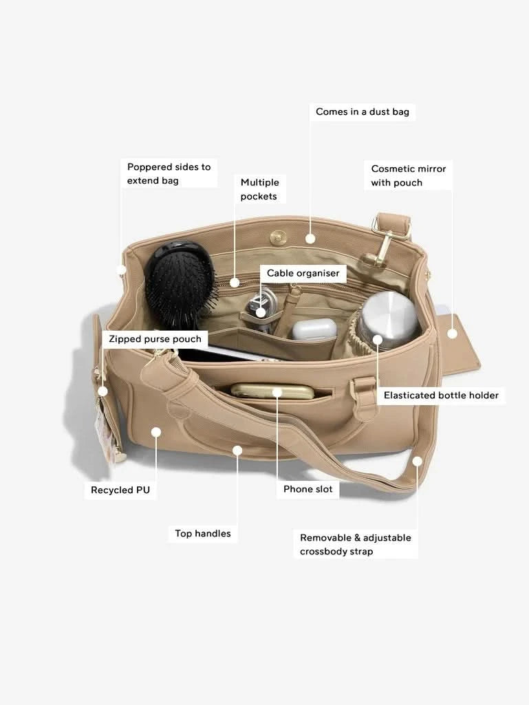 Stackers Kleine Handtas Camel - Mystackers