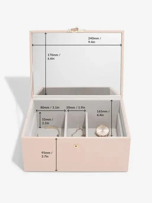 Stackers Luxe Klassieke Juwelendoos Roze - Mystackers