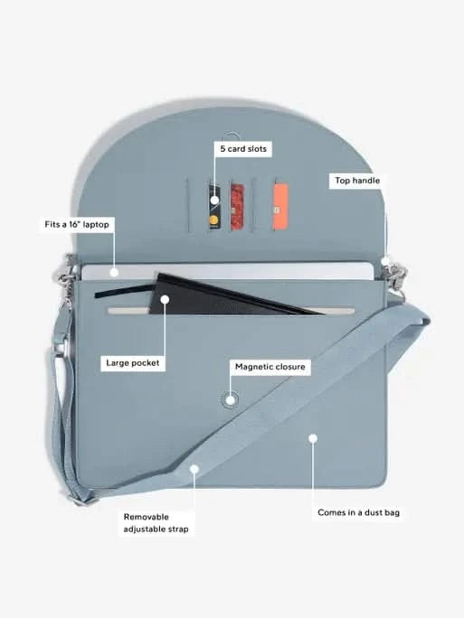 Stackers Laptoptas Blauw - Mystackers