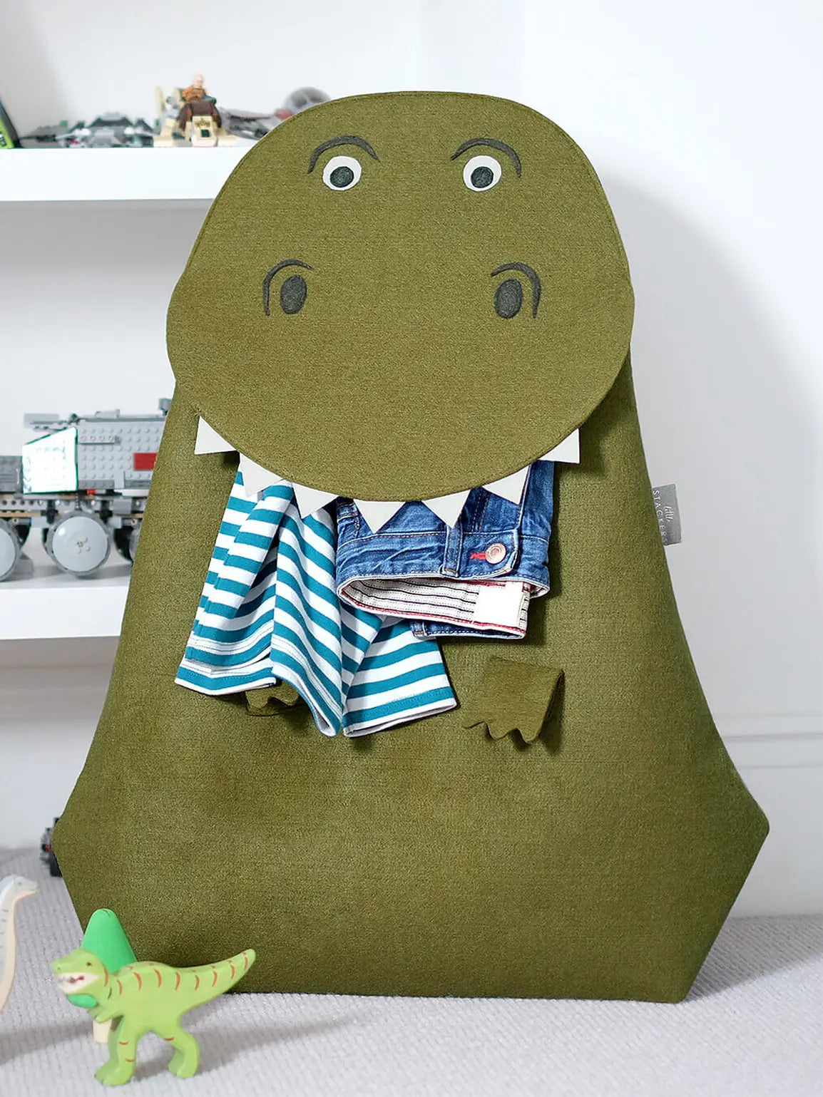 Little Stackers - Panier de rangement T-Rex