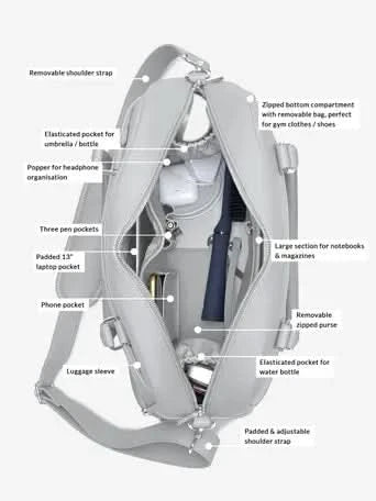 Stackers Handtas Grijs - Mystackers