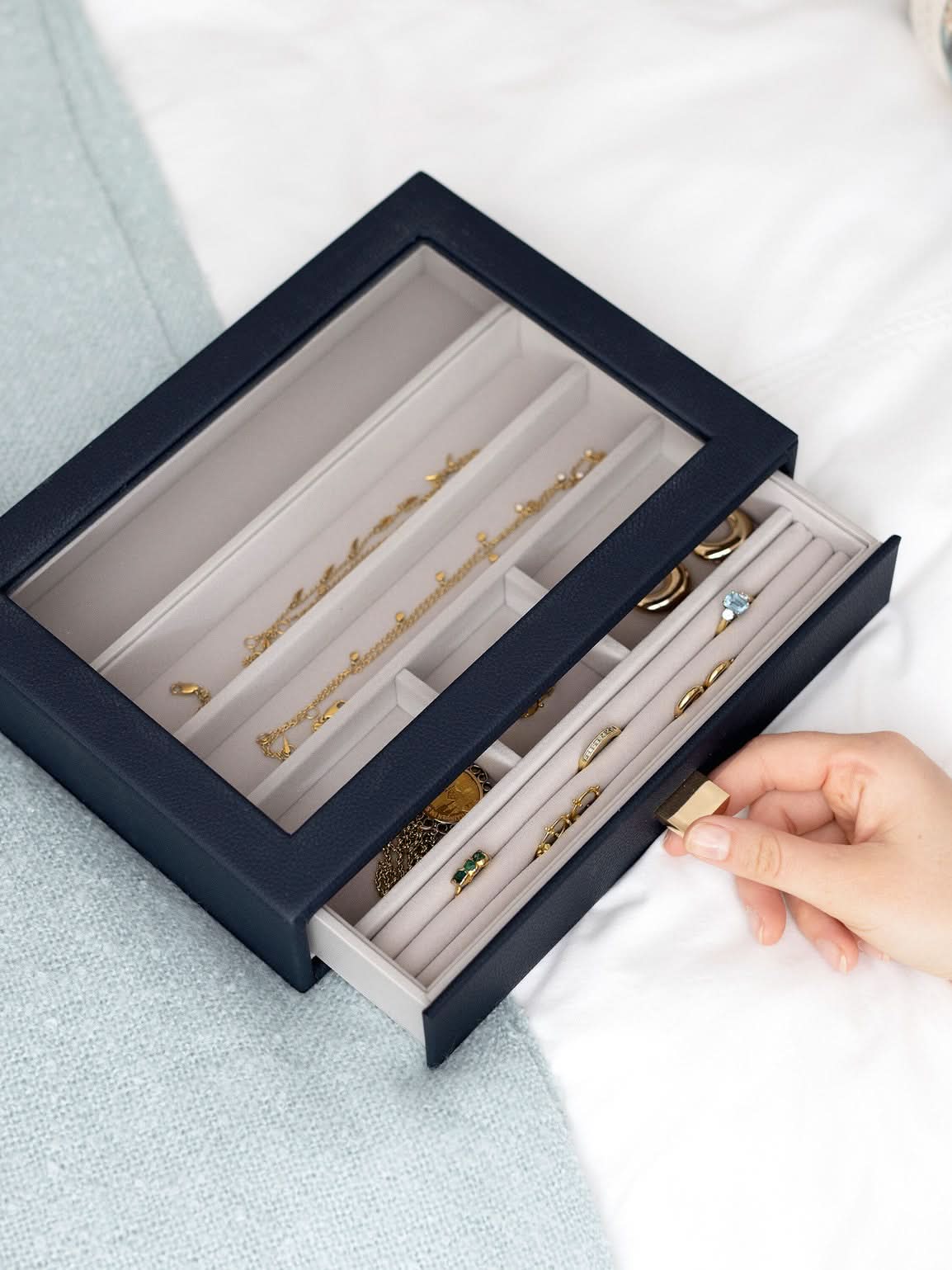 Stackers Klassieke Display Lade Marineblauw - Mystackers