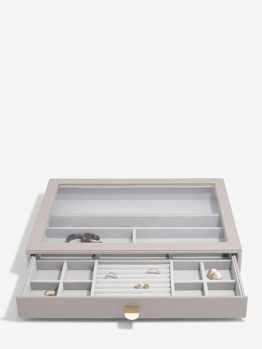 Stackers XL Ringen & Armbandenlade Display Taupe - Mystackers