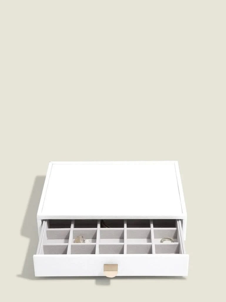 Stackers Klassieke Display Juwelendoos Set van 3 Wit - Mystackers