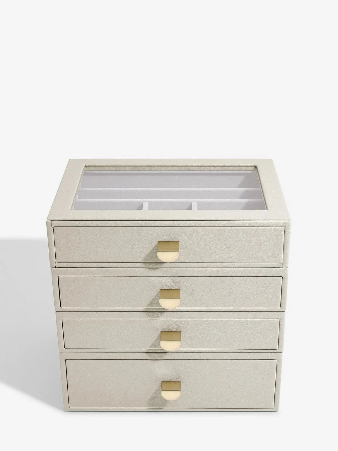 Stackers Klassieke Display Juwelendoos Set van 4 Havermout - Mystackers