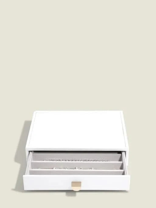 Stackers Klassieke Display Juwelendoos Set van 4 Wit - Mystackers