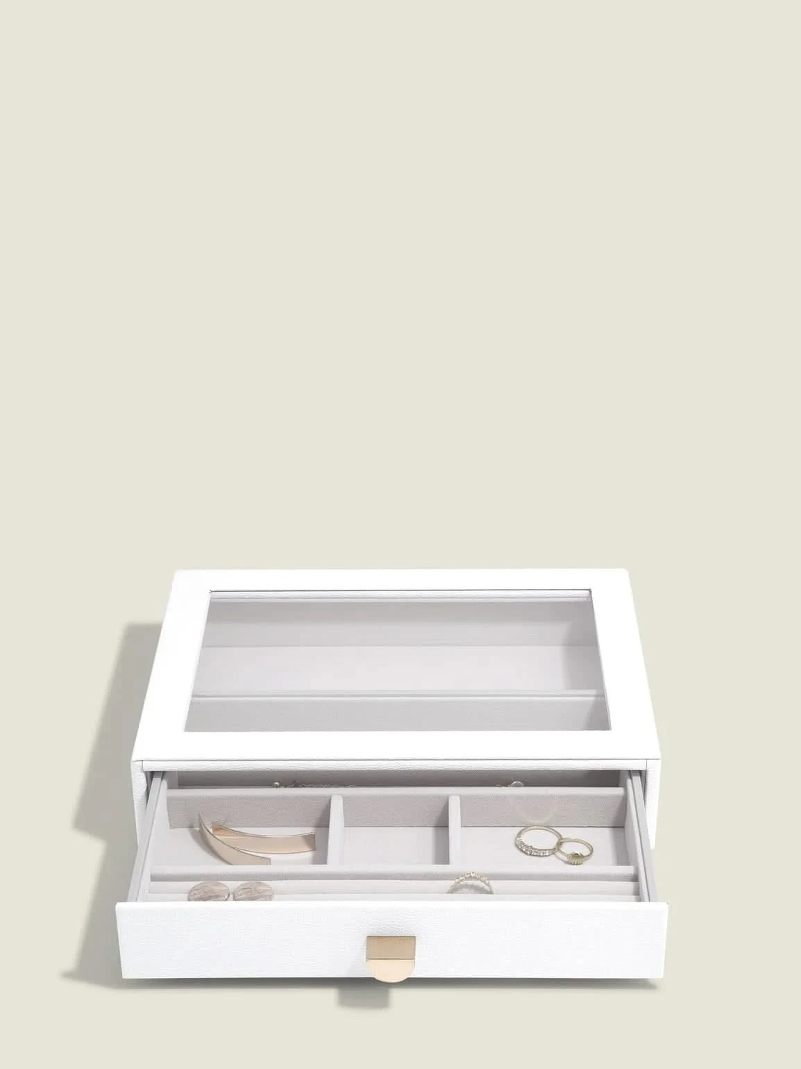 Stackers Klassieke Display Juwelendoos Set van 2 Wit - Mystackers