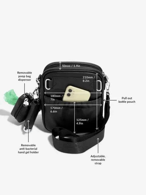 Stackers Hondenwandeltasje Zwart - Mystackers
