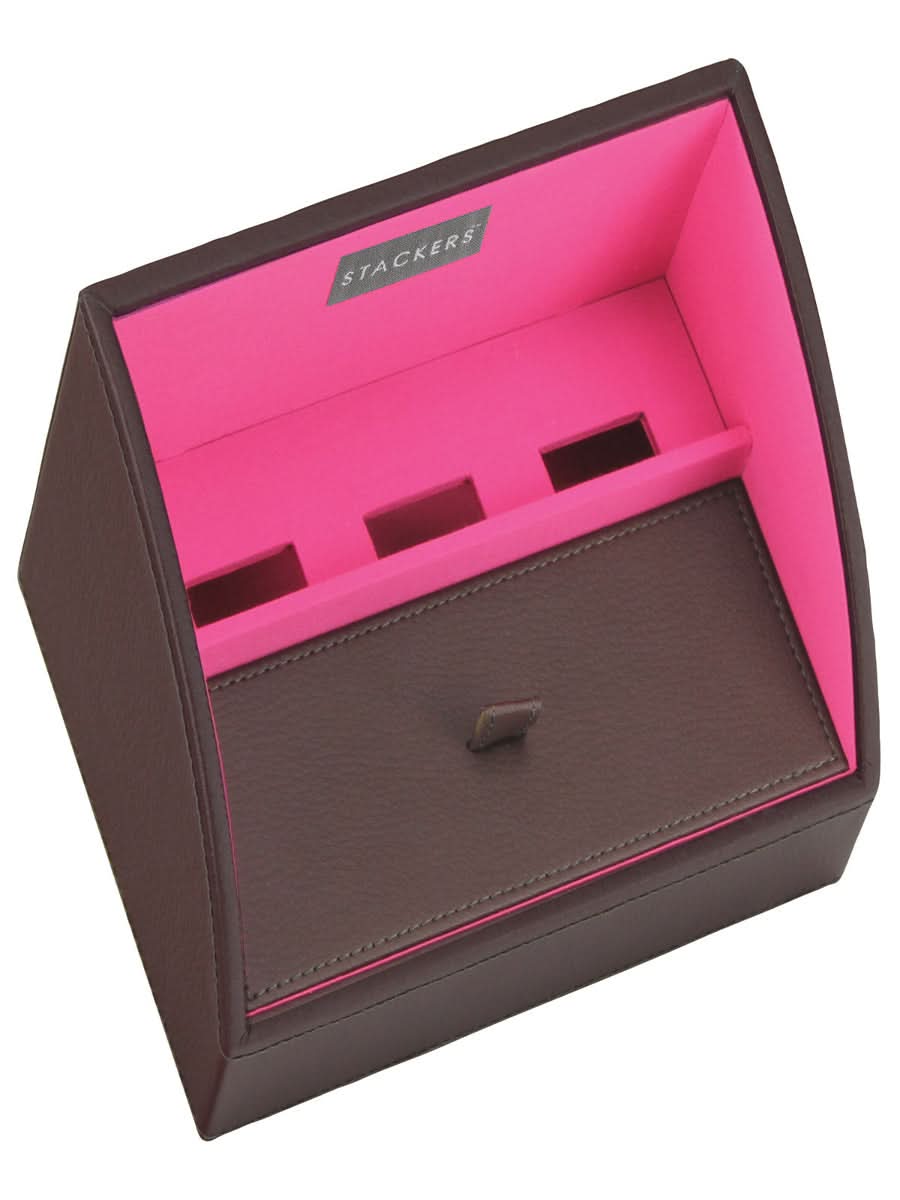 Stackers Oplaadbakje Bruin & Roze - Mystackers