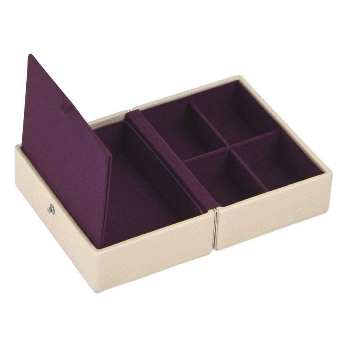 Stackers Mini Travel Box Beige & Paars - Mystackers