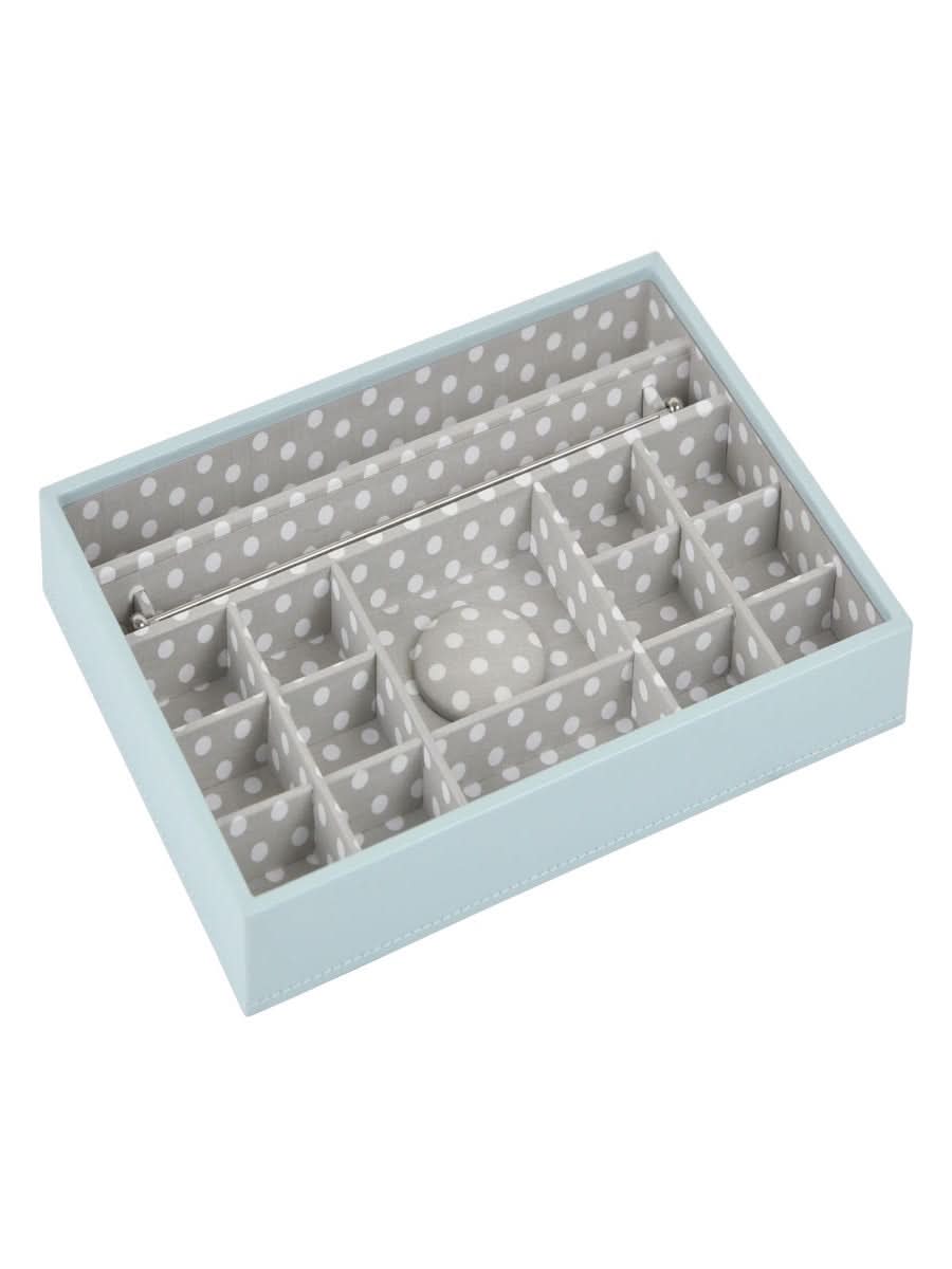 Stackers Bedelsieradenlaag voor Klassieke Juwelendoos Lichtblauw/groen - Mystackers