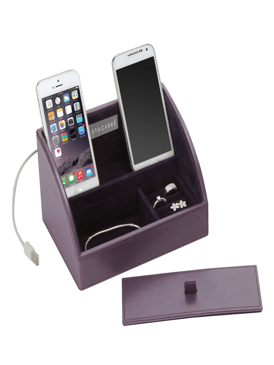 Stackers Oplaadbakje Paars - Mystackers