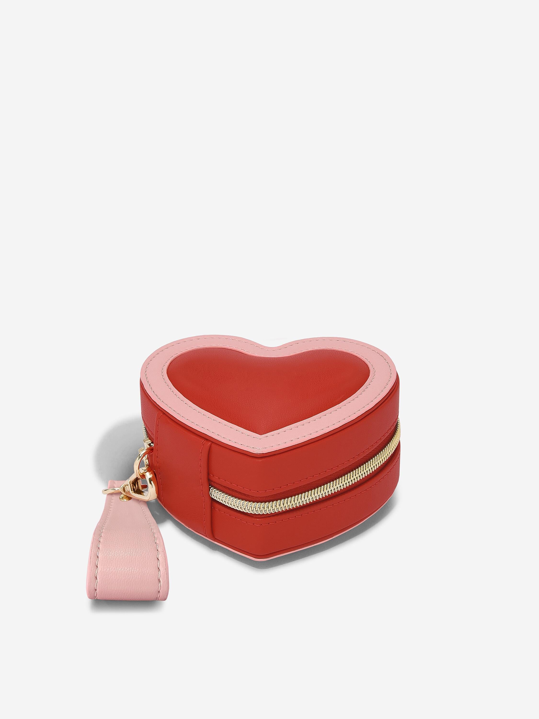 Stackers Heart Travel Jewellery Box Rood