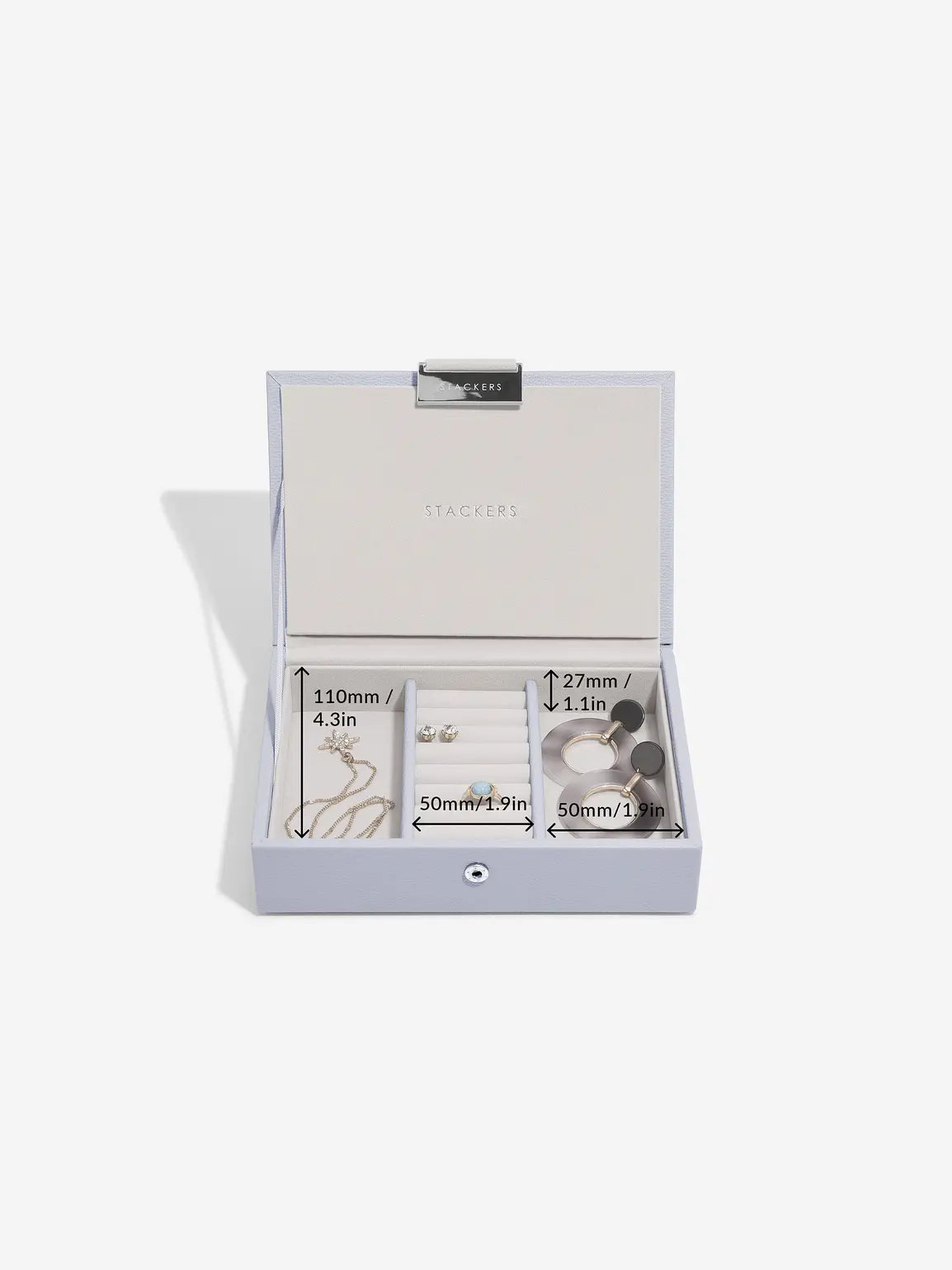 Couvercle Stackers pour Mini Boîte à Bijoux Lavande