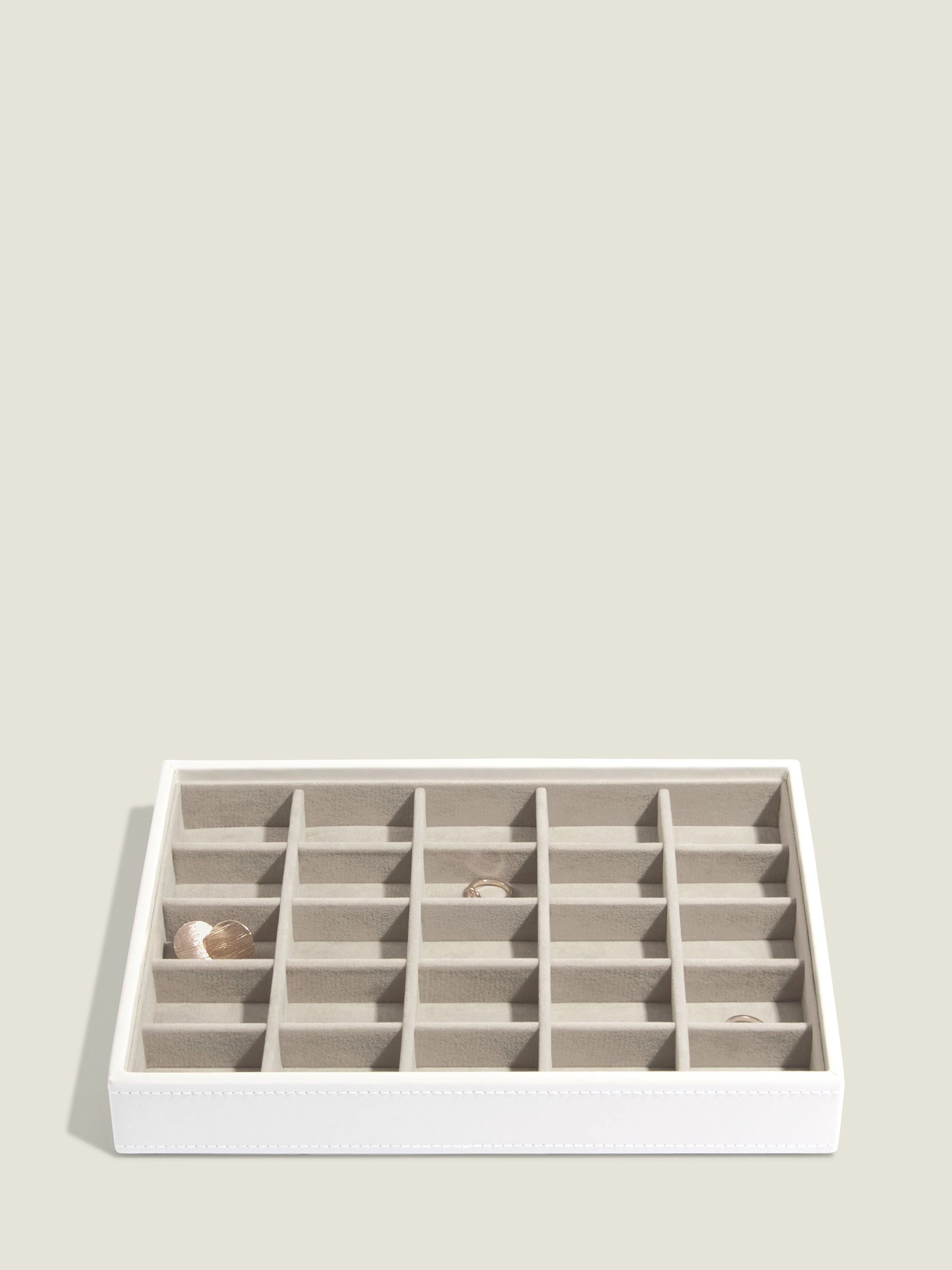 Stackers petit Compartiment pour Boîte à bijoux classique blanc