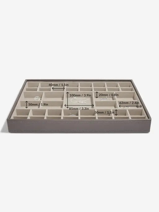 Stackers XL Coffret à bijoux lot de 3 Marron tendre