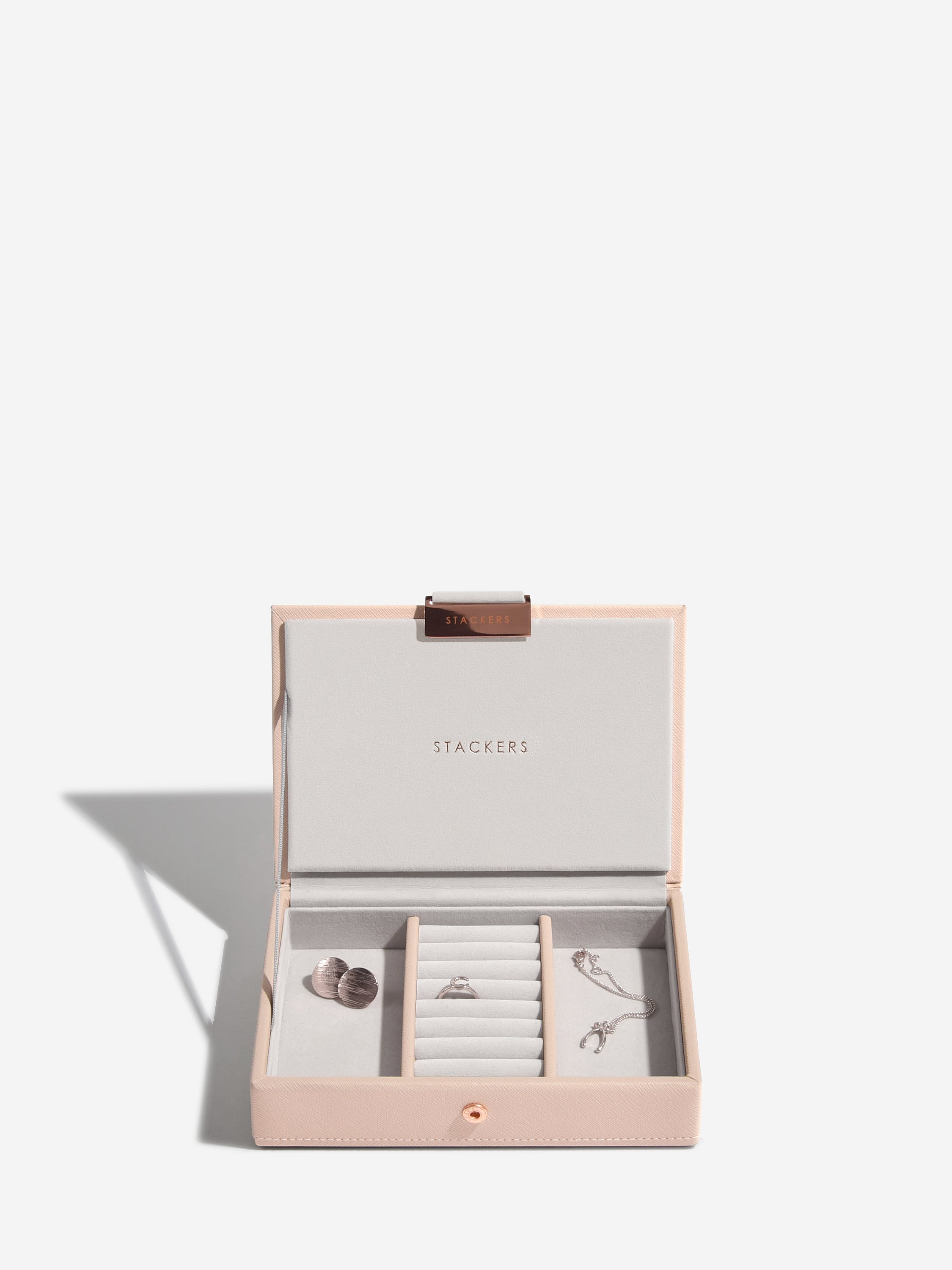Stackers Lid for Mini Jewellery Box Pink