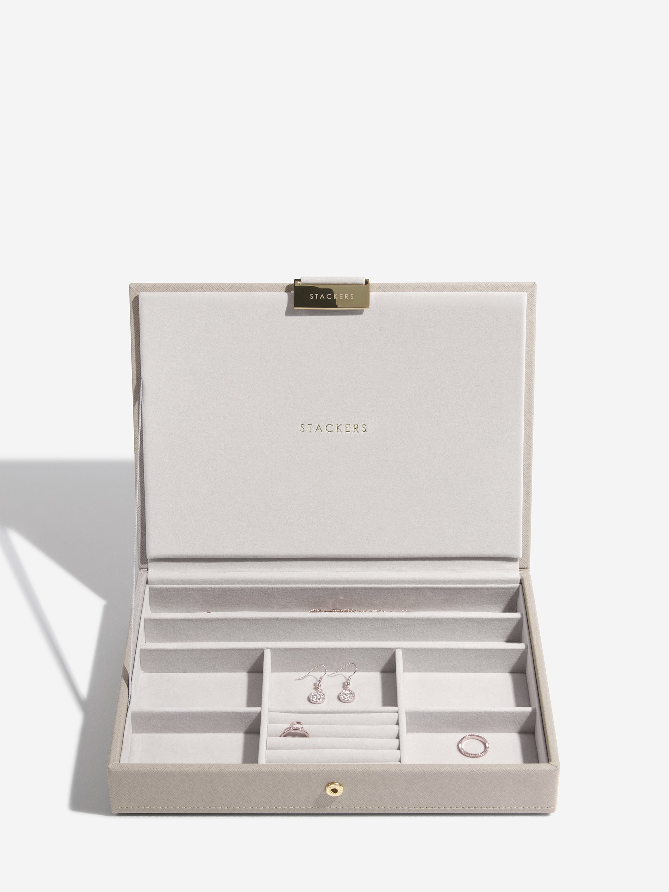 Stackers Classic Jewellery Box Set of 3 Taupe