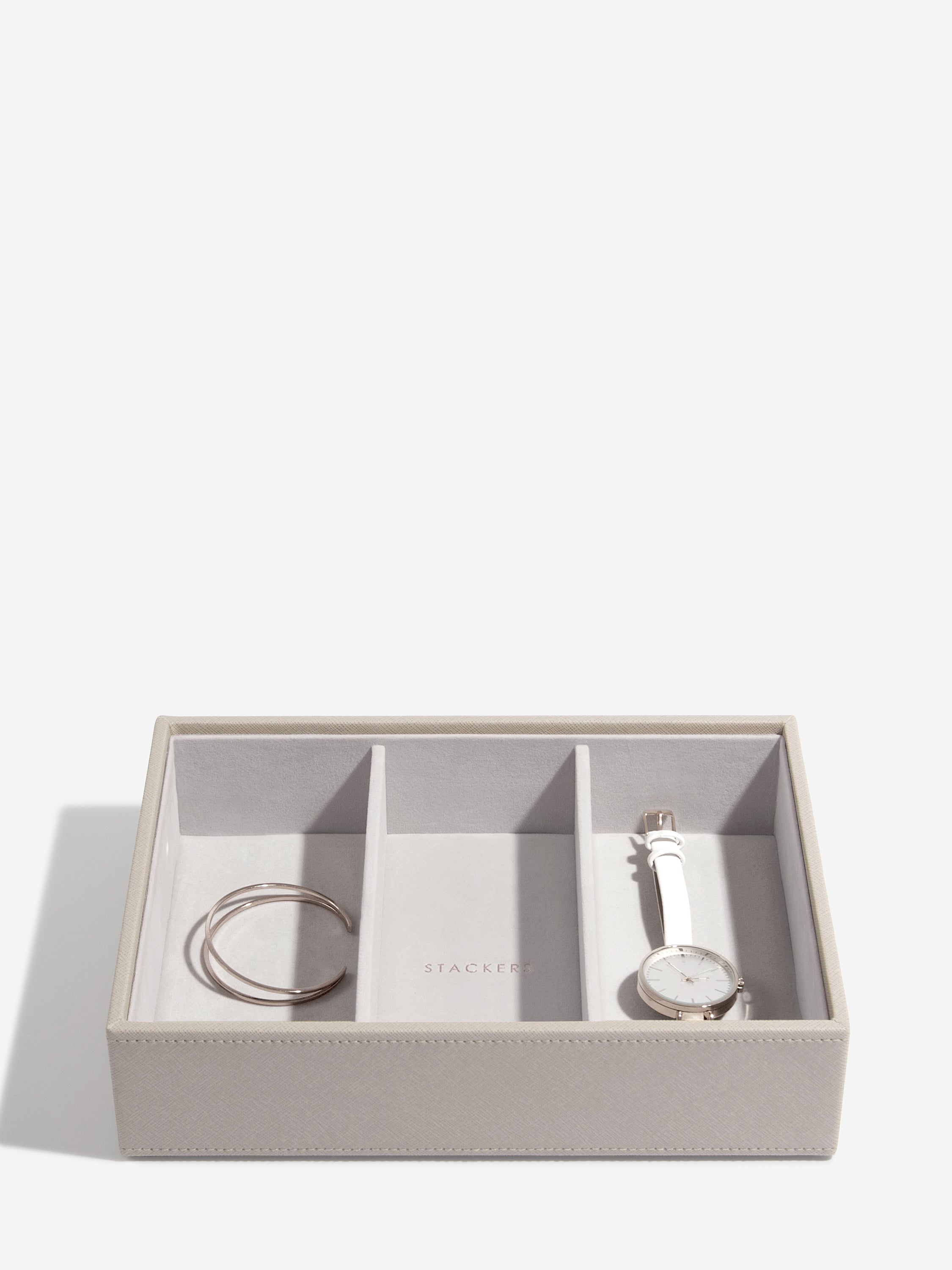 Stackers Classic Jewellery Box Set of 3 Taupe
