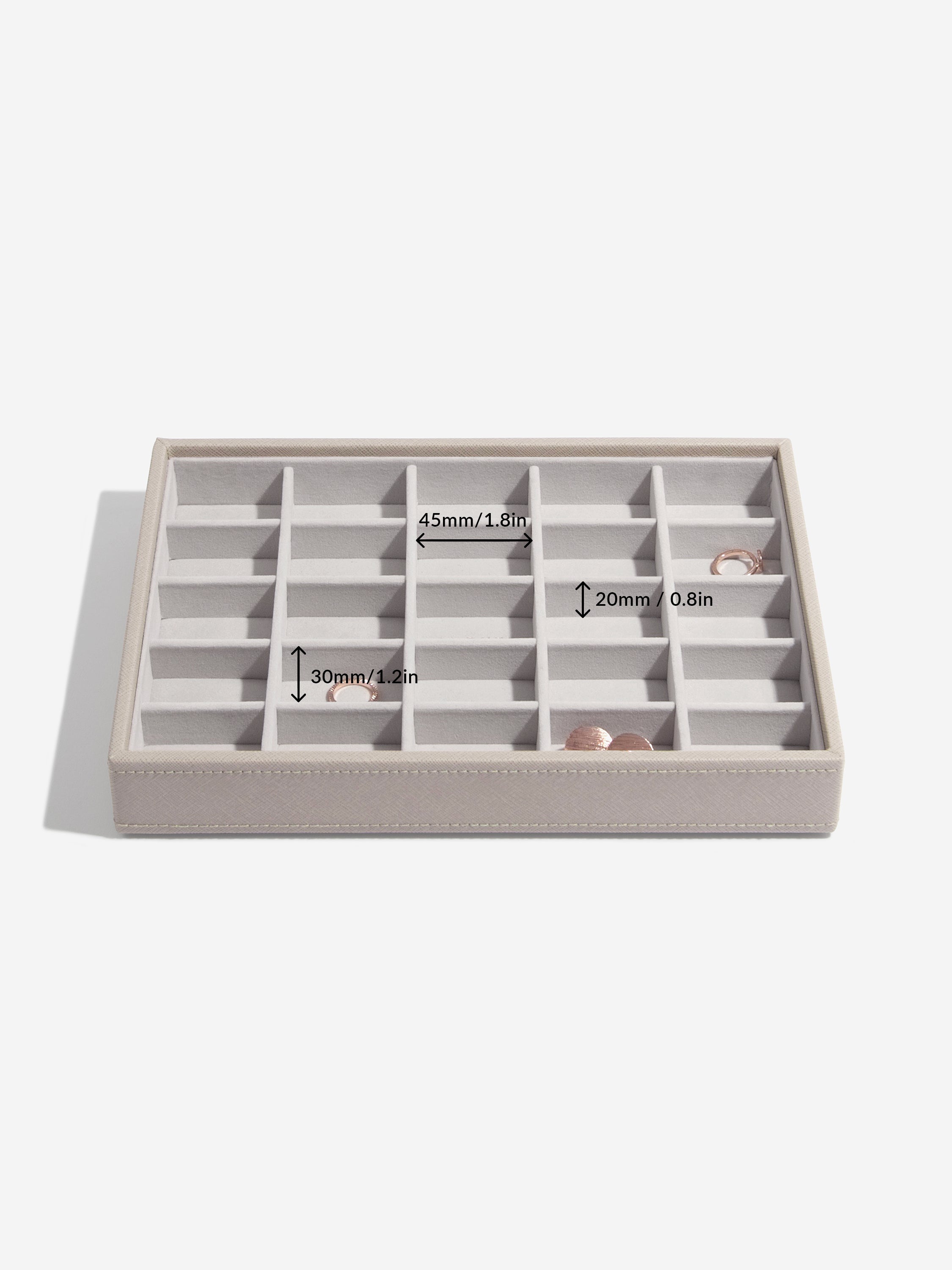 Stackers Classic Jewellery Box Set of 3 Taupe