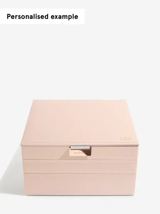 Stackers Classic Boîte à Bijoux Lot de 3 Rose