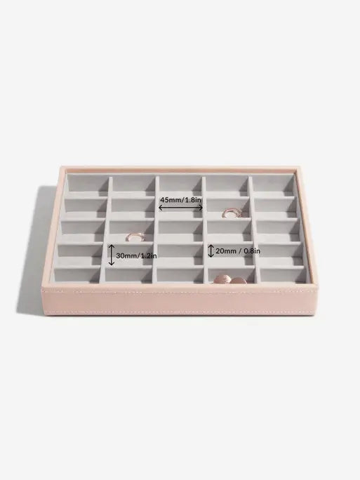 Stackers Classic Boîte à Bijoux Lot de 3 Rose