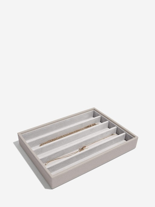 Stackers Couche pour Collier pour Boîte à Bijoux Classique Taupe