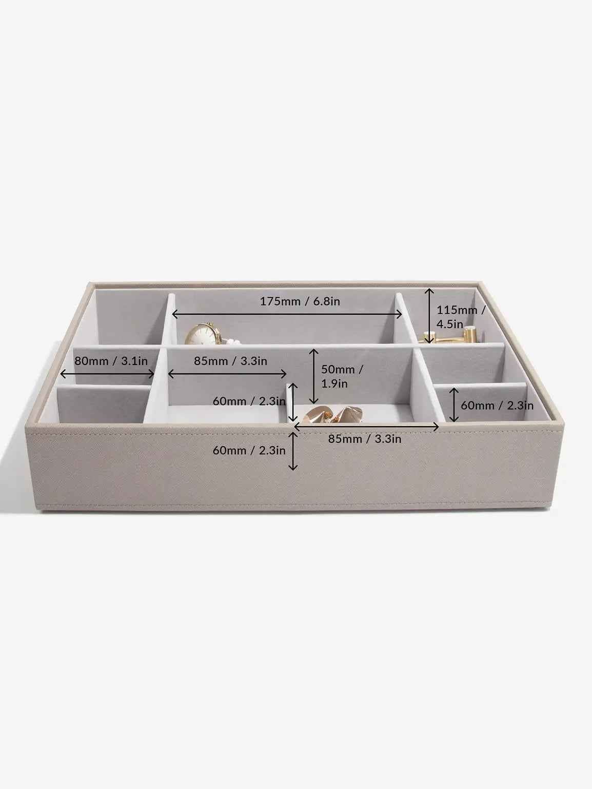 Stackers XL Couche de montres et d'accessoires Taupe