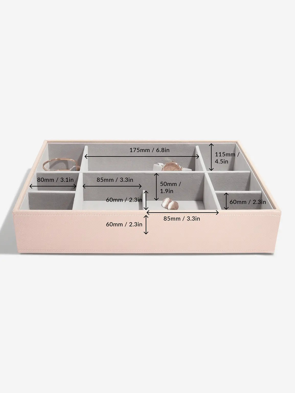 Stackers XL Horloge- & Accesoirelaag Roze