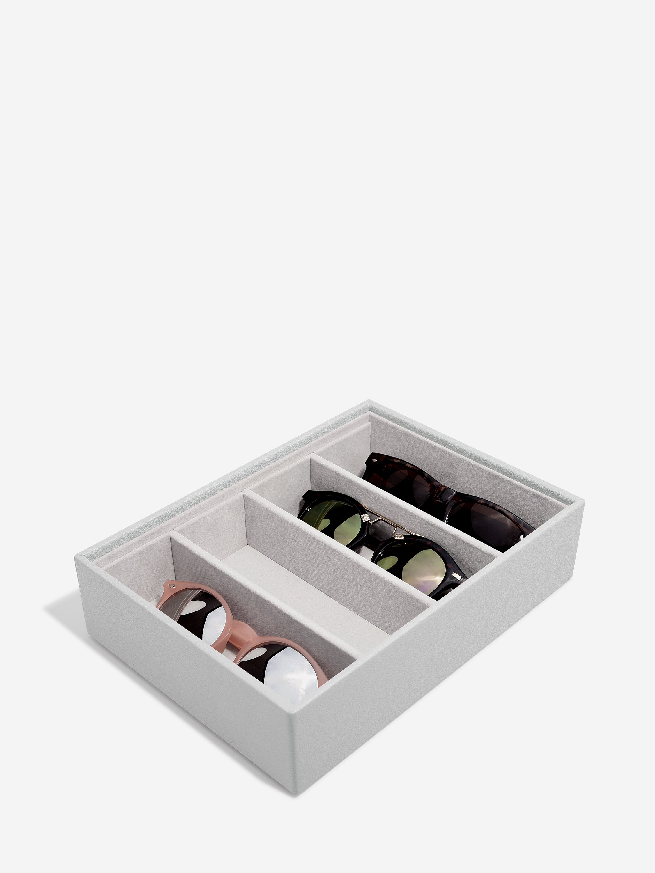 Stackers Bril & Accessoires-laag voor Klassieke Juwelendoos Grijs